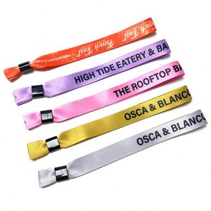 Pulseras de Tela Personalizadas para Eventos, Festivales y Fiestas, con Logotipo Personalizado - Product Image 2