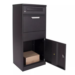 Mail Parcel Drop <strong>Box</strong> With <strong>Lockable</strong> <strong>Storage</strong> Compartment Weatherproof Extra Large Steel Package Delivery <strong>Box</strong> - Product Image 5