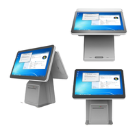 Système de contrôle d'accès intelligent Thinmoo VG3023 avec double écran de 11,6 pouces, reconnaissance faciale, machine pour visiteurs, logo, audio bidirectionnel, Wi-Fi