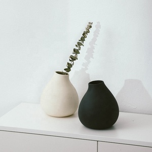 Vasi in Ceramica Semplici Personalizzati YBH, Decorazioni Ecologiche <span class=keywords><strong>per</strong></span> Matrimoni, Vasi da Tavolo Moderni in Porcellana con Smalto Opaco - Product Image 4
