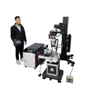 factory price CW fiber mold repairing laser welding machine BMII 1500w 2000w crane arm laser welder for large mold