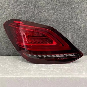 2015-2021 W205 C180 C200 C260 C300 <b>LED</b> Tail <b>Light</b> Upgrade 12V <b>Red</b> Lens Rear Lamp Yellow Color to 2019-2021 W205 <b>LED</b> Tail <b>Light</b> U - Product Image 5