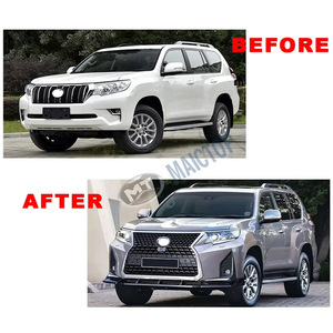 Esta modificación es para un Toyota Prado 2018 y consiste en instalar un parachoques delantero de Lexus GX. - Product Image 3