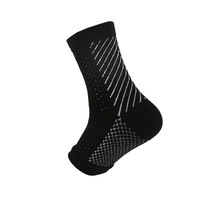 Chaussettes de compression de soutien de la cheville, chaussettes de fitness d'extérieur à bout ouvert, manchons de protection athlétique pour hommes et femmes