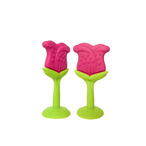 Offre Spéciale : <span class=keywords><strong>Dentifrice</strong></span> en forme de fleur <span class=keywords><strong>pour</strong></span> bébé, à mâcher, en matériau doux sensoriel - Product Image 4