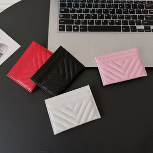 Lady Card <b>Wallet</b> PU Leather Fashion <b>Small</b> Portable Slim With Coin Pocket For Credit ID Cards Luxury Brand Custom Gift New - Product Image 4