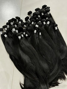 <span class=keywords><strong>Cheveux</strong></span> vierges en gros, pas chers, 100% cuticules alignées, mèches de <span class=keywords><strong>cheveux</strong></span> humains bruts de qualité supérieure, tissage indien à double trame faite à la machine - Product Image 1