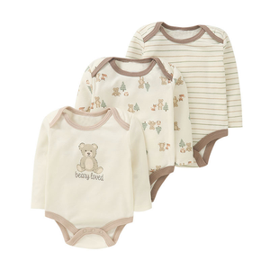 Body de Algodón para Bebé, Manga Larga, Conjunto de Ropa para Recién Nacido, Mono de una Pieza para Bebés - Product Image 1