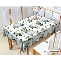 Nappe en PVC Vinyle Durable et Écologique, Anti-Huile, Imperméable, Facile à Nettoyer pour Maison, Restaurant, Café, Pique-Nique