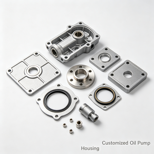 Carcasa de Bomba de Aceite de Aleación de Aluminio para Motor de Automóvil, Componente de Fundición a Presión Personalizado de Alta Presión con Mecanizado CNC de Precisión - Product Image 6