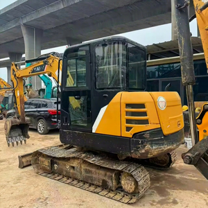 รถขุดขนาดเล็กยี่ห้อ SANY รุ่น SY55U SY55C น้ำหนัก 5.5 ตัน ของจีน พร้อมหัวหนีบไฮดรอลิกและหัวต่อแบบเร็ว - รุ่นยอดนิยม - Product Image 1