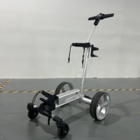 Chariot de golf automatique G1 avec télécommande, chariot de golf intelligent pliable, porte-sac de golf avec mode Boost