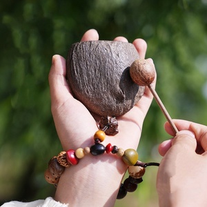 เครื่องประดับทำมือจากเปลือกผลไม้ธรรมชาติ สร้อยข้อมือ สร้อยคอ จี้เสียงกรุ๊งกริ๊ง สำหรับโยคะและการทำสมาธิ - Product Image 2