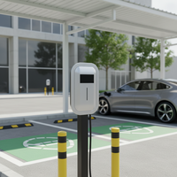 Cargador Inteligente para Vehículos Eléctricos de 7kW 32A CA, Tipo 2, para Hogar, con Control por Aplicación y Programación de Carga para Todos los Vehículos Eléctricos