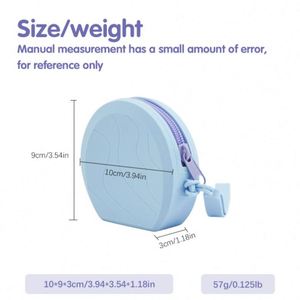 Factory Direct Fashion Soft Silicone Mini Coin Purse With Zipper <b>Wrist</b> <b>Strap</b> Water Resistant Unisex for Daily Use - Product Image 3