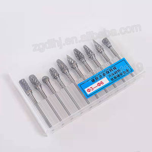 Juego de 10 Fresas Rotatorias de Carburo de Tungsteno de Grado Industrial DL DINGLI, Dureza HRA89-HRA92.9, Tamaño Personalizable, Lima - Product Image 1