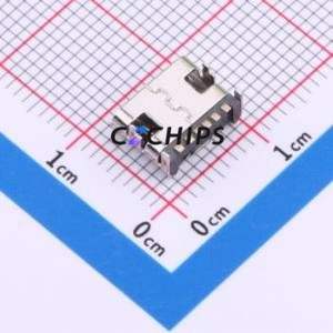 TYPE-603-T3-5A USB Connector SMD Connector ( Connector Type: Type-C )( Gender: Female )( Mounting Type: Horizontal Mount ) - Product Image 2