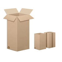 Cartons de Rangement Robustes 5 Plis Marque Personnalisée, Grands Cartons d'Emballage en Carton Ondulé pour Déménagement et Expédition