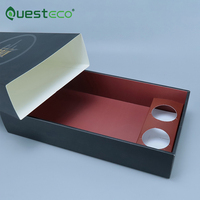 Emballage alimentaire personnalisé, écologique, luxueux, robuste, pliable, rigide, avec un élégant gaufrage, pour la restauration et les banquets