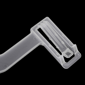 Cintre polyvalent <span class=keywords><strong>de</strong></span> 26cm en plastique Clip puissant Fond translucide Essentiel <span class=keywords><strong>Organisation</strong></span> <span class=keywords><strong>de</strong></span> la garde-robe <span class=keywords><strong>de</strong></span> la maison Tissu pour femmes PC - Product Image 6