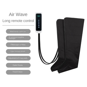 Cross-border 2025 New <strong>Leg</strong> <strong>Massager</strong> with Timing Control Large Calf Plantar Air Wave Massage Boots &amp; Airbag 3 Strength Levels - Product Image 1