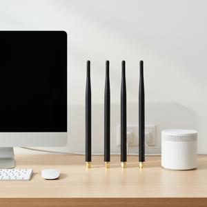 Antena omnidireccional de doble banda 433Mhz 868Mhz GSM Wifi Antena de comunicación móvil y fija de goma - Product Image 1