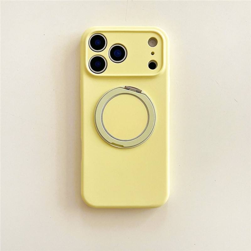 เลนส์แบบปุ่ม Ai ซิลิโคนเหลว360สีเหลืองนมแพคเกจแบบเต็ม