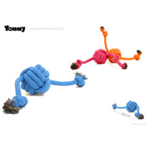 Jouet en corde de coton Yommy 32cm pour chiens, jouet à mâcher pour animaux de compagnie - Product Image 6