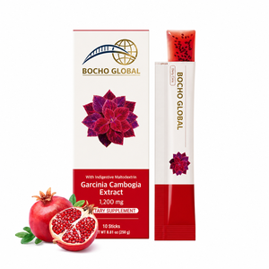 Integratore Alimentare in Stick per Gestione Quotidiana del Corpo, Ufficio, Viaggio, Palestra, 10 Pezzi, Gusto <span class=keywords><strong>Melograno</strong></span>, Garcinia Cambogia in Gelatina - Product Image 1