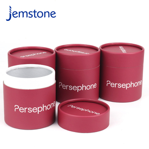 Emballage en carton kraft cylindrique personnalisé, recyclable, pour aliments en vrac, thé en vrac, grains de café, capsules, poudre de protéines - Product Image 1