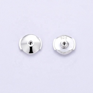 Biểu Tượng Tùy Chỉnh 925 Sterling Bạc Bông Tai Trở Lại Mùa Xuân Tai Cắm Clasp Bài Stopper Phát Hiện Phụ Kiện Cho Đồ Trang Sức Mỹ 6Mm 7Mm <span class=keywords><strong>8Mm</strong></span> - Product Image 1