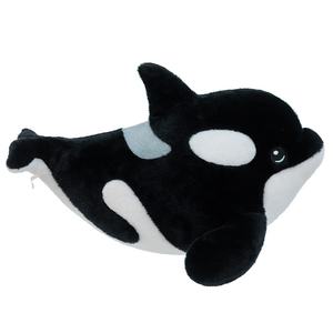 Peluche orca brodée sur mesure, super douce, rembourrage en coton PP, taille 31cm-50cm, anti-stress, musée marin - Product Image 5