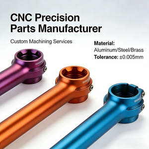 Pièces en aluminium usinées CNC, tolérances stables, plusieurs couleurs, finition anodisée, fabricant, usinage CNC de précision sur mesure - Product Image 1