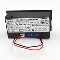 Voltmeter Panel ganda Mini yang sangat akurat dan Ammeter 4.5 tampilan Digital LED DC 200V DC 400A pengukur Ampere tegangan kelas atas