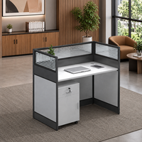 Sedia da Ufficio Moderna in Legno con Struttura in Metallo, Design Modulare, Installazione a Pavimento, Porta Tessere per Quattro Persone