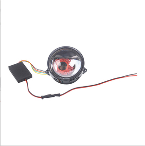 Nouvelles lumières <span class=keywords><strong>LED</strong></span> dynamiques Devil Eye de 3 pouces pour moto et voiture, contrôle <span class=keywords><strong>WiFi</strong></span>, DRL, yeux de démon, étanches IP68, éclairage ambiant 6000K-6500K - Product Image 1