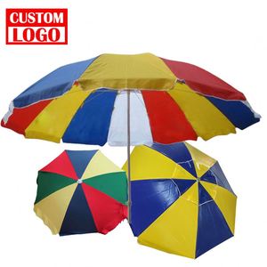 High Quality 8ft Heavy Duty Aluminum Parasol <b>Large</b> Outdoor Sun Umbrella with Digital <b>Printing</b> and Custom Logo - Product Image 1