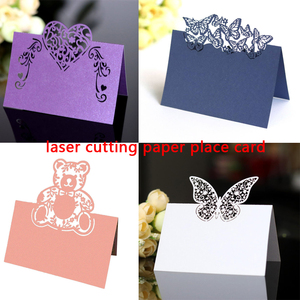 Fiesta Invitado Asientos Escort Sign Recepción Decoraciones Papel de vitela personalizado Menú DE BODA Tarjetas Mesa Lugar Tarjeta de nombre - Product Image 3