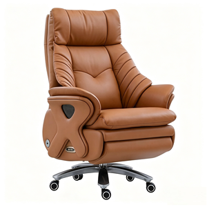 Silla Ejecutiva <span class=keywords><strong>de</strong></span> Lujo para <span class=keywords><strong>Oficina</strong></span>, Diseño Moderno, Ergonómica, Eléctrica, con Masaje, Reclinable, <span class=keywords><strong>de</strong></span> Cuero Genuino, para <span class=keywords><strong>Muebles</strong></span> <span class=keywords><strong>de</strong></span> <span class=keywords><strong>Oficina</strong></span> en Casa - Product Image 1