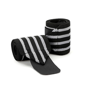 Başparmak döngüler ile yüksek kaliteli elastik bileklik nefes bileklik spor ağırlık kaldırma spor koruma koruyucu ekipman - Product Image 6