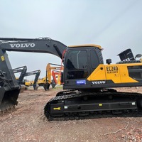 Excavadora Volvo EC240 Usada de Alto Rendimiento, 24T, Excavadora Hidráulica Original, Venta Directa de Fábrica, Rentable para el Trabajo