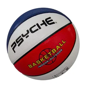 Competitive Price Customized Basketball With Your Logo Size 7 Hygroscopic PU Indoor Outdoor For Training