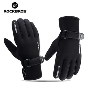ROCKBROS — gants de cyclisme d'hiver, imperméable, coupe-vent, pour vtt, randonnée, moto, accessoires de cyclisme