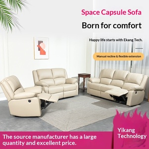 Ghế Sofa Điện Điều Khiển Bằng Tay, Đa Chức Năng, Bọc Da PU, Khung Kim Loại, Kiểu Dáng Thư Giãn - Product Image 5