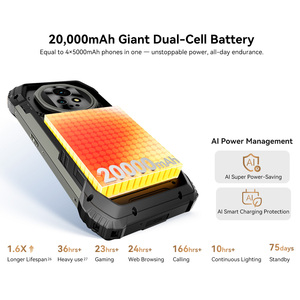 Blackview Xplore 2 โทรศัพท์มือถือทนทาน รองรับสัญญาณดาวเทียม ระบบปฏิบัติการ Android 15 หน้าจอ Amoled มองเห็นในเวลากลางคืน แบตเตอรี่ 20000mAh หน่วยความจำ 16GB+1TB โทรศัพท์มือถือ 5G รองรับสัญญาณดาวเทียม - Product Image 4