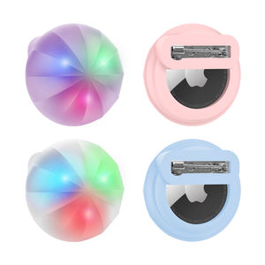 Nouveauté : lot de <span class=keywords><strong>4</strong></span> étuis lumineux en silicone avec épingle de sécurité, anti-perte pour enfants, animaux de compagnie, bagages, objets personnels pour <span class=keywords><strong>Airtag</strong></span> - Product Image 3