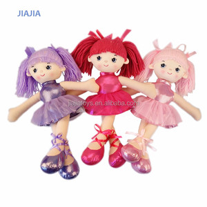 ตุ๊กตาผ้าคอตตอนสำหรับเด็กผู้หญิงทำด้วยมือแบบทันสมัยผ้ากำมะหยี่นุ่มพองได้ของเล่นสไตล์การ์ตูน - Product Image 4