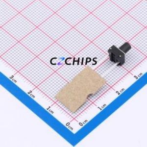 TSB06153-085B832BA-L2000 Tactile <b>Switch</b> Through hole,6.1x6.1mm <b>Switch</b> Single Pole Single Throw Round Button 2.5N 6.1mm - Product Image 2