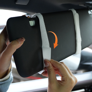 New sạc <span class=keywords><strong>LED</strong></span> thắp sáng Xe Sun Visor Vanity gương 3 có thể điều chỉnh độ sáng màu 1X 3x Magnifying mỹ phẩm gương - Product Image 4