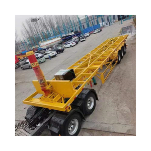 <span class=keywords><strong>Semirremolque</strong></span> Portacontenedores <span class=keywords><strong>de</strong></span> 40 pies/20 pies con 3 Ejes y 40 Toneladas <span class=keywords><strong>de</strong></span> Capacidad en Acero - Product Image 2